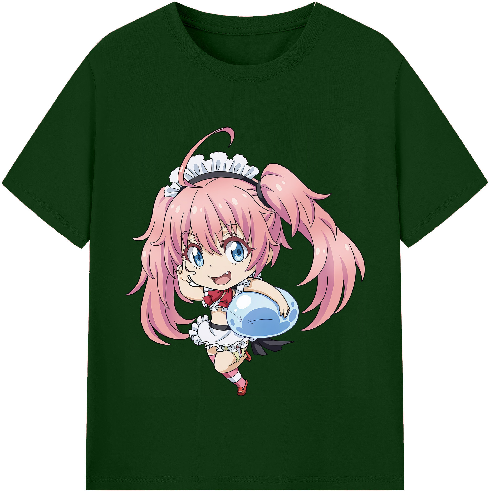 （画像用） 転スラ Regarding Reincarnated to Slime 綿100％半袖Tシャツ（フロントプリント）